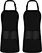 SMARTLY CRAFTED: Creatively woven from 100% Polyester Material, to forestall any spills or stains and shield the garments. Designed with an adjustable neck strap and long ties to maintain grip and control.